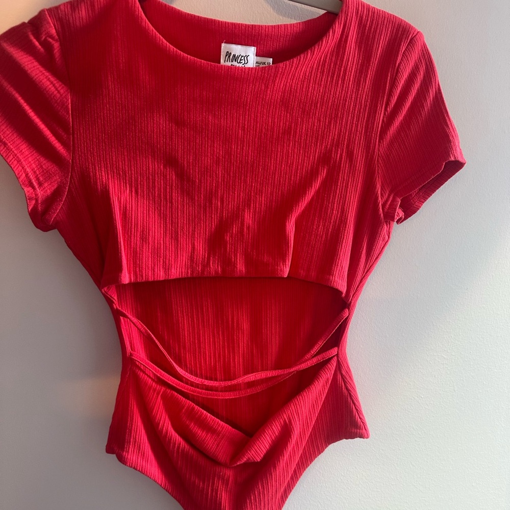 Red Cross body suit